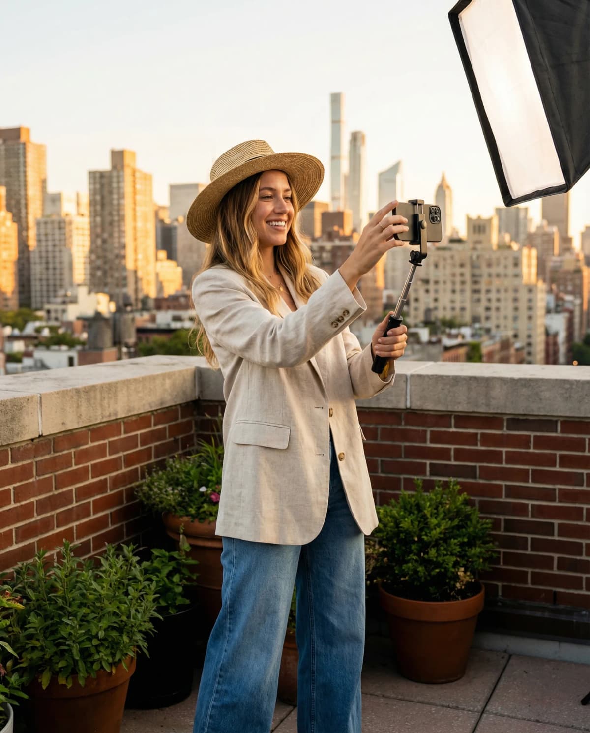 Instagram influencer photoshoot