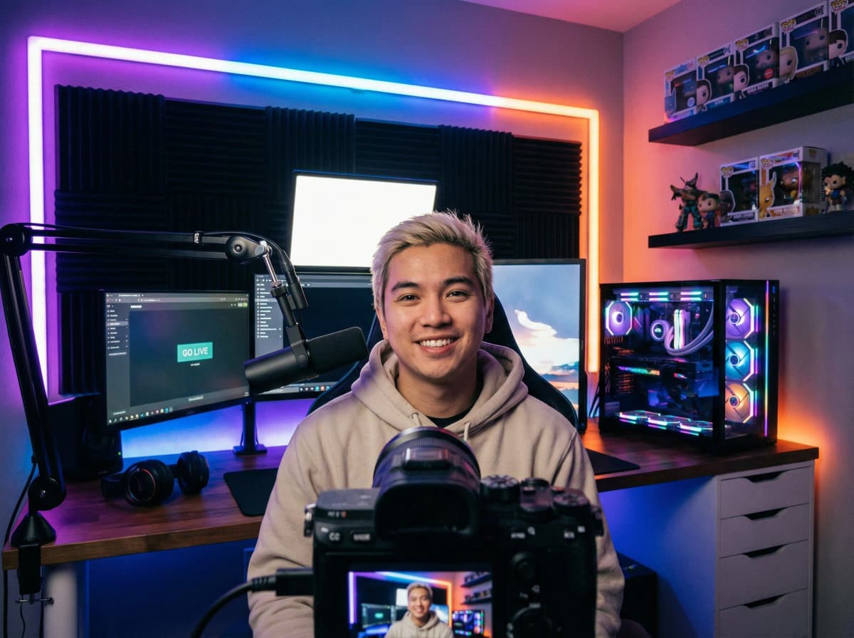 Streaming setup gaming