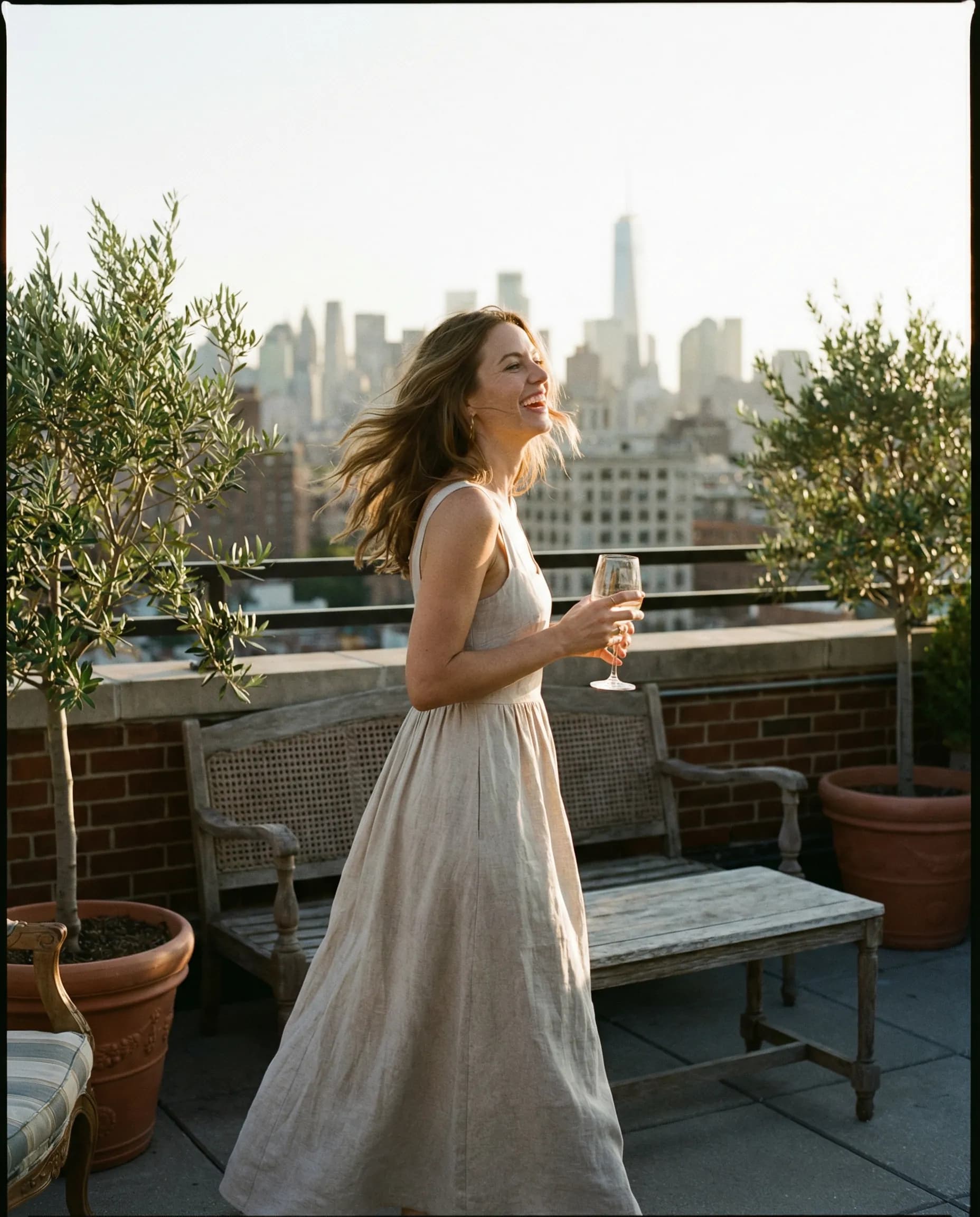 Lifestyle photo in natural outdoor setting