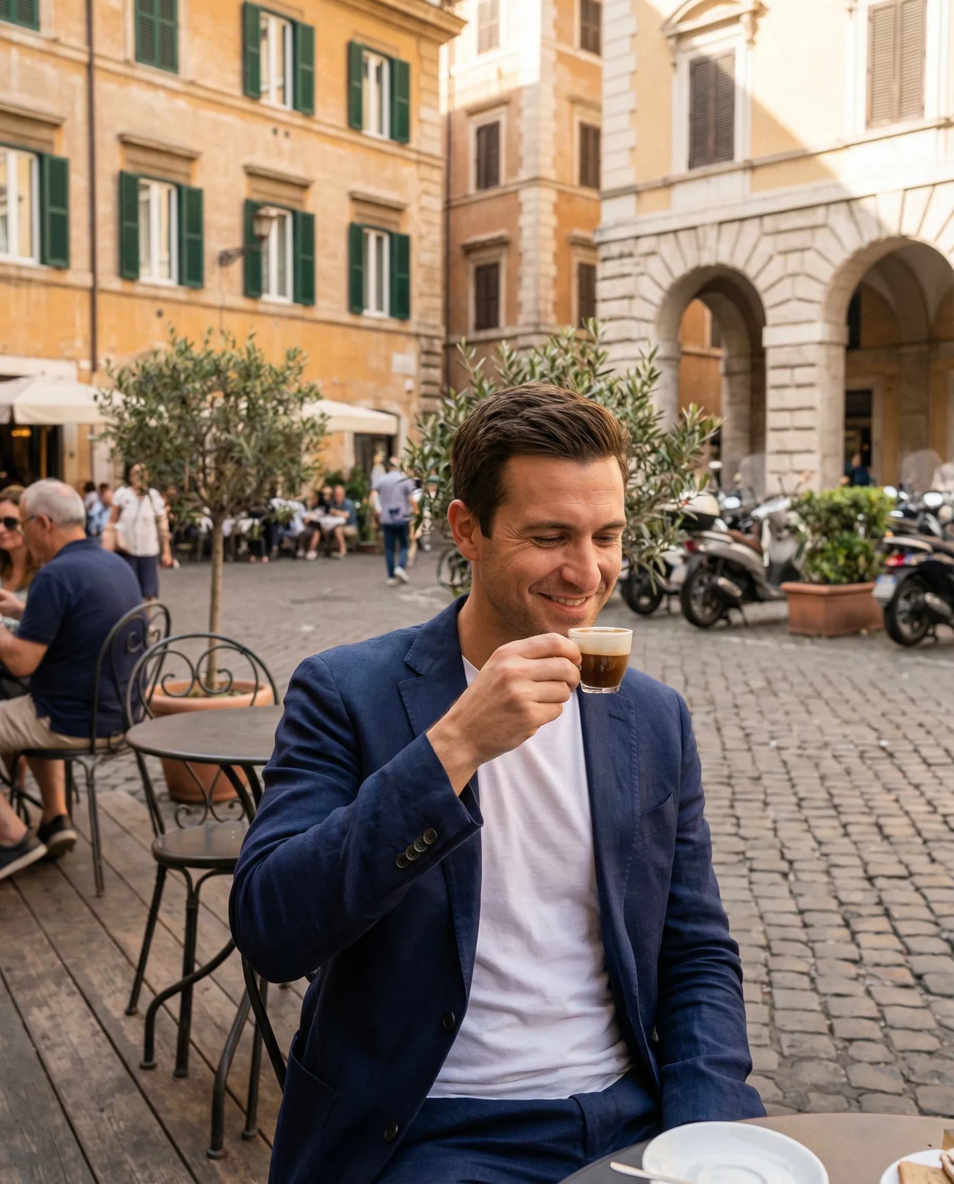 Polished professional dating photo with confident expression