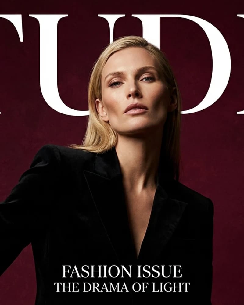 Magazine cover Quick Shot style sample