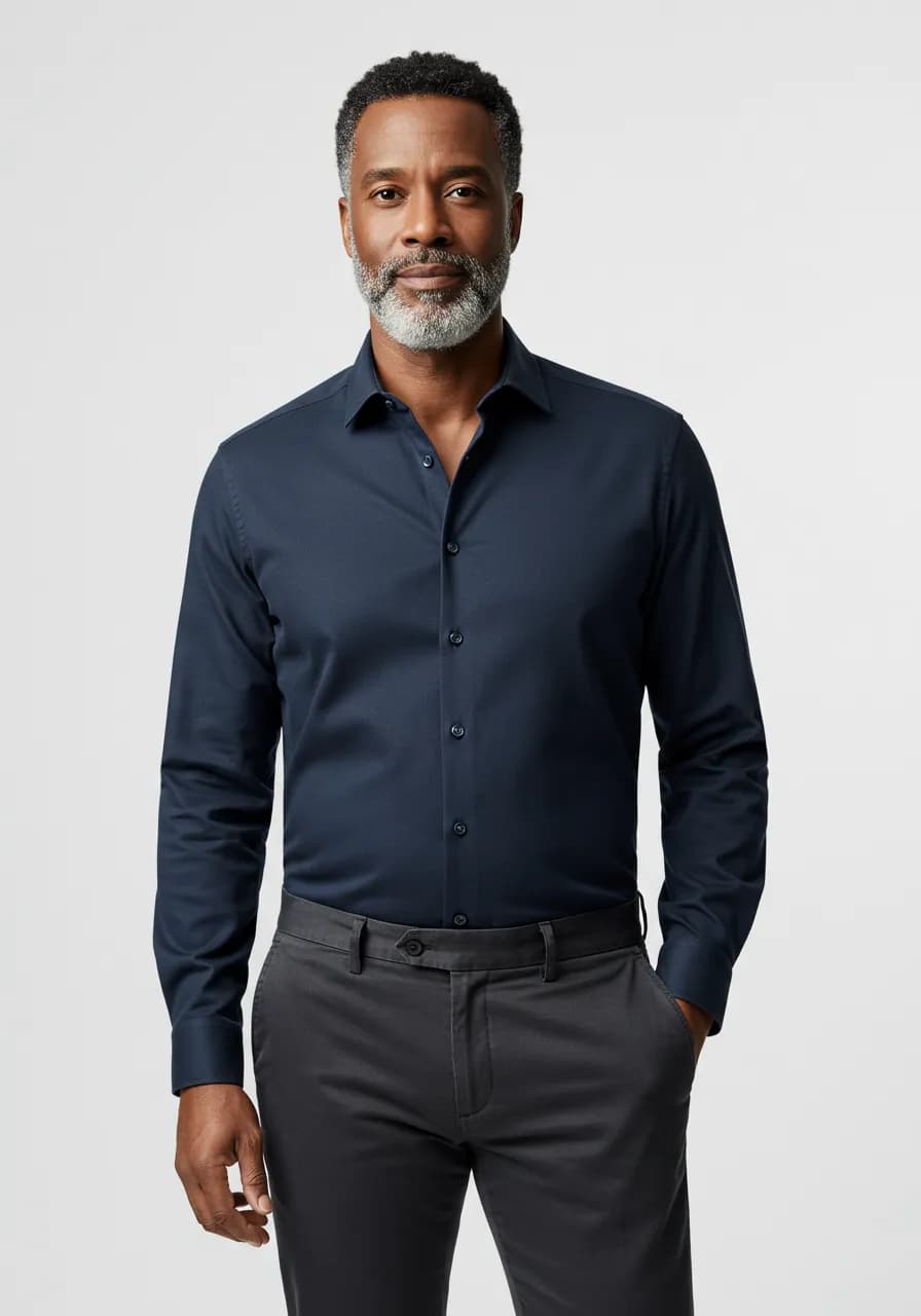 AI influencer brand promotion photo in studio