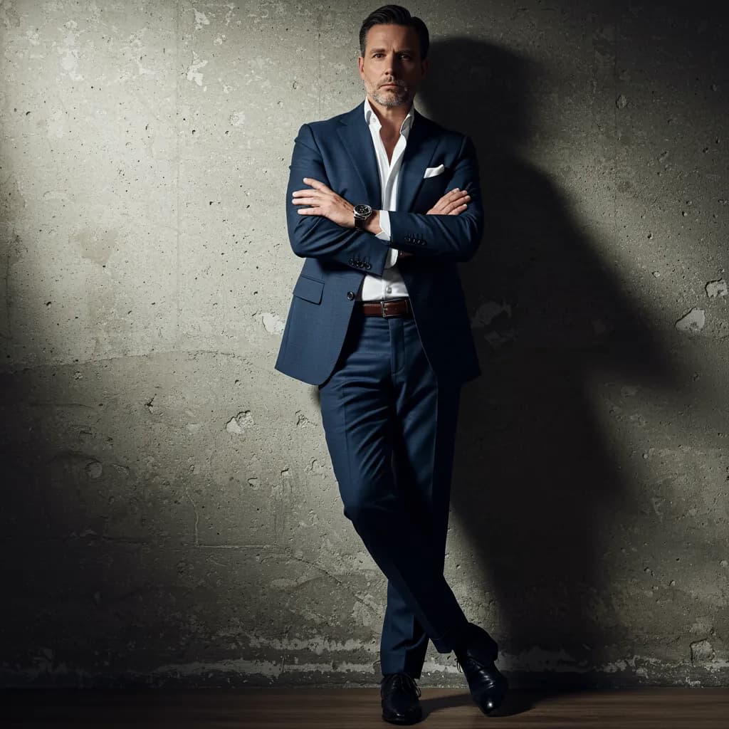 Fashion editorial photo created with one-click AI