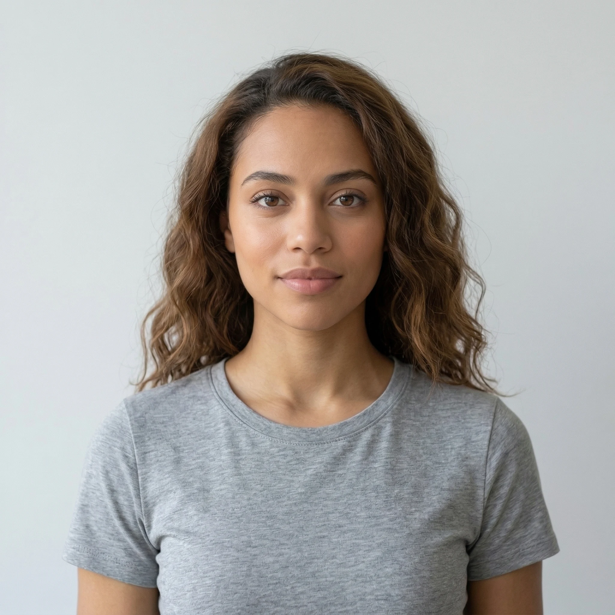 Neutral AI profile photo that also works on a bio-link page