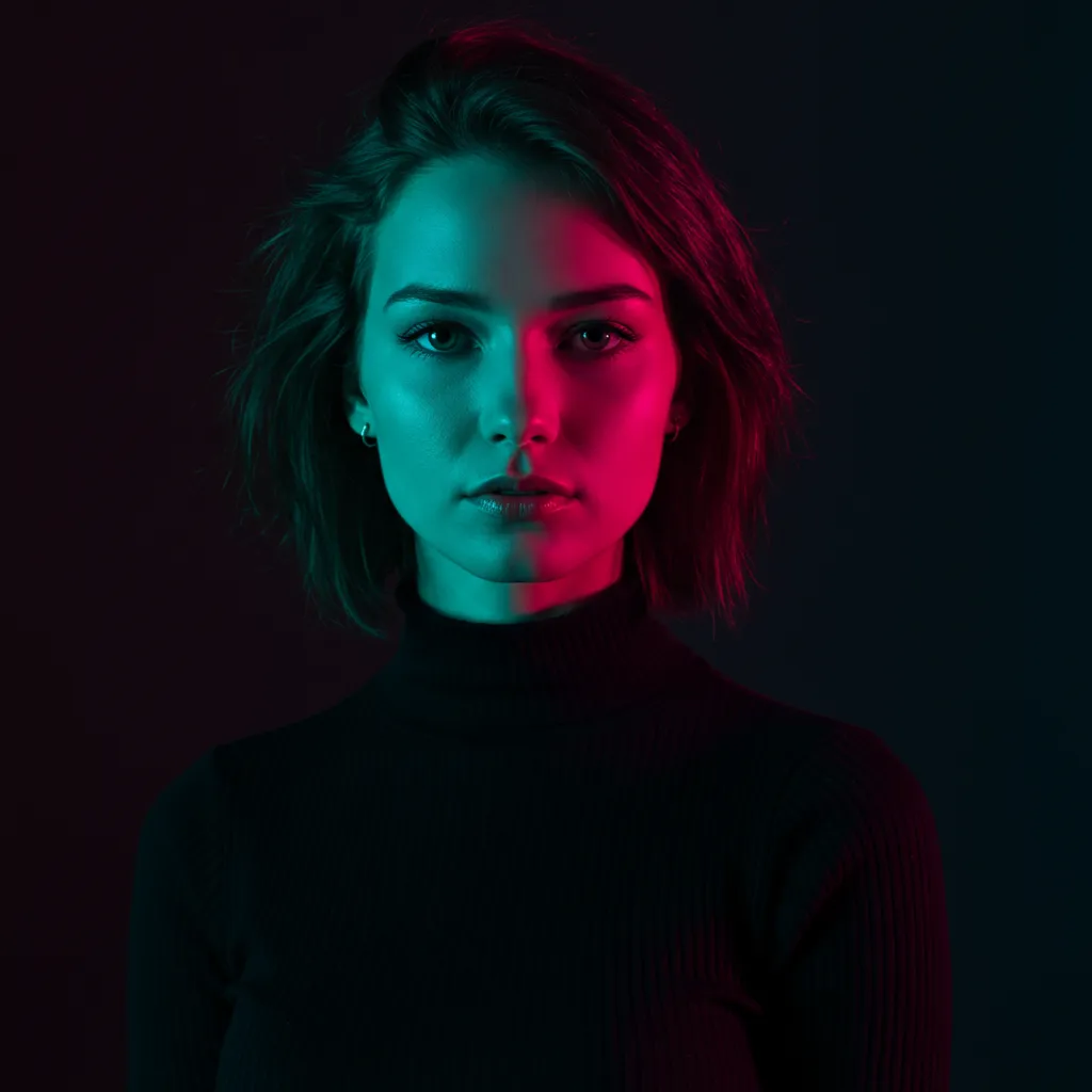 Creative portrait style generated without prompt engineering