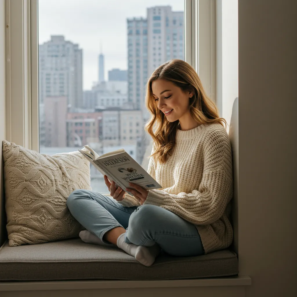 Social media content photo without writing prompts