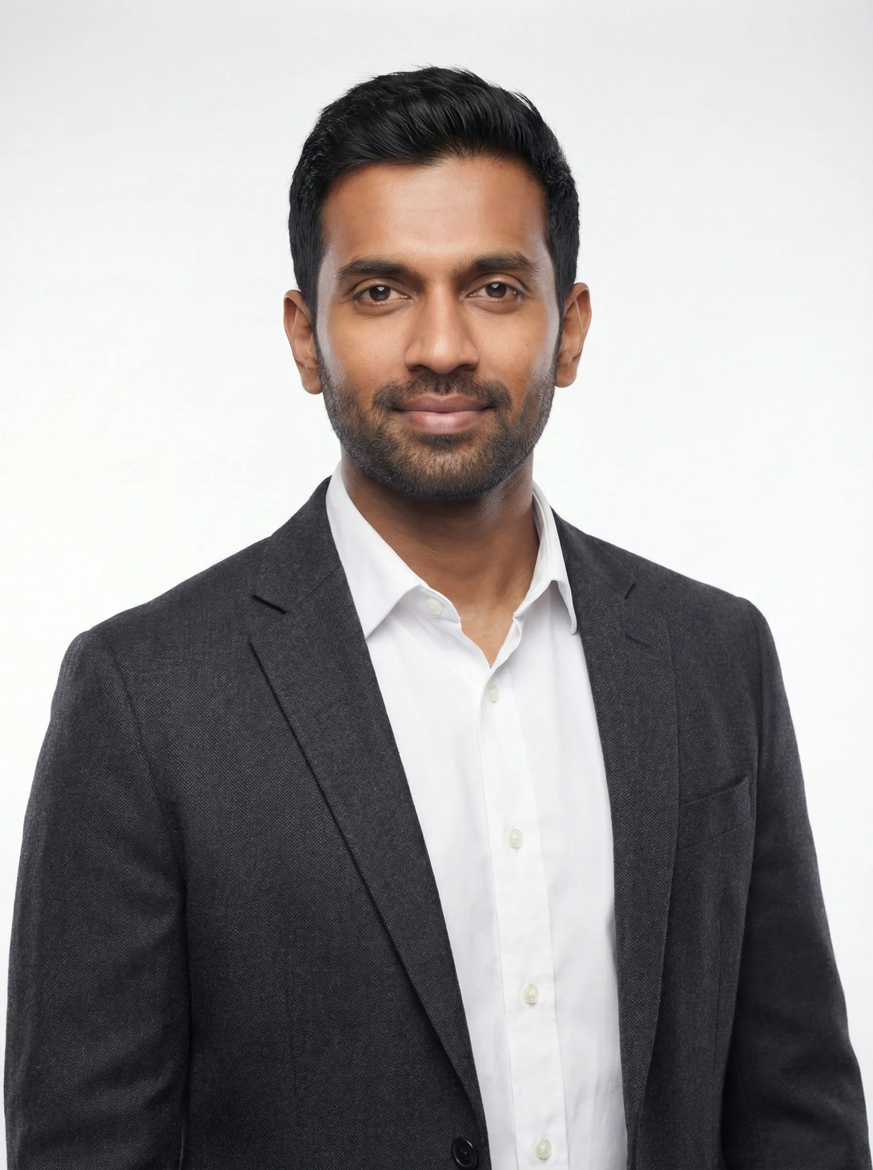 Engineering team member headshot with matching backdrop and lighting for a consistent team page